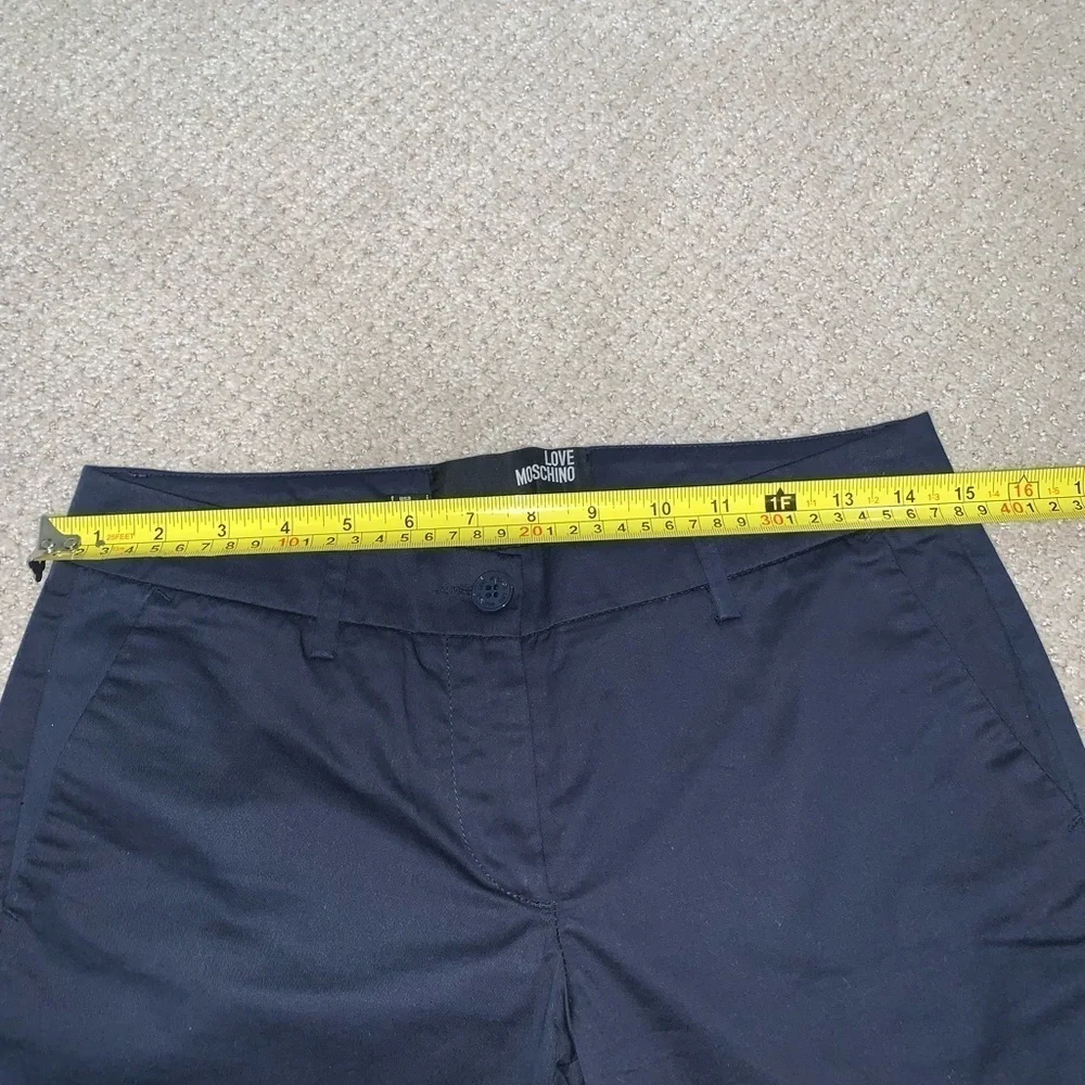 Love Moschino Navy Blue Pants Size 2